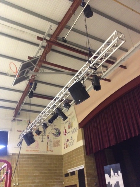 School Sport Hall Rigging
